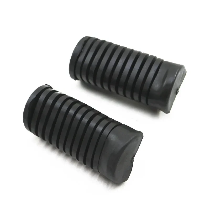 Poggia pedali in gomma pedane anteriori nere di ricambio per moto per Honda CG125