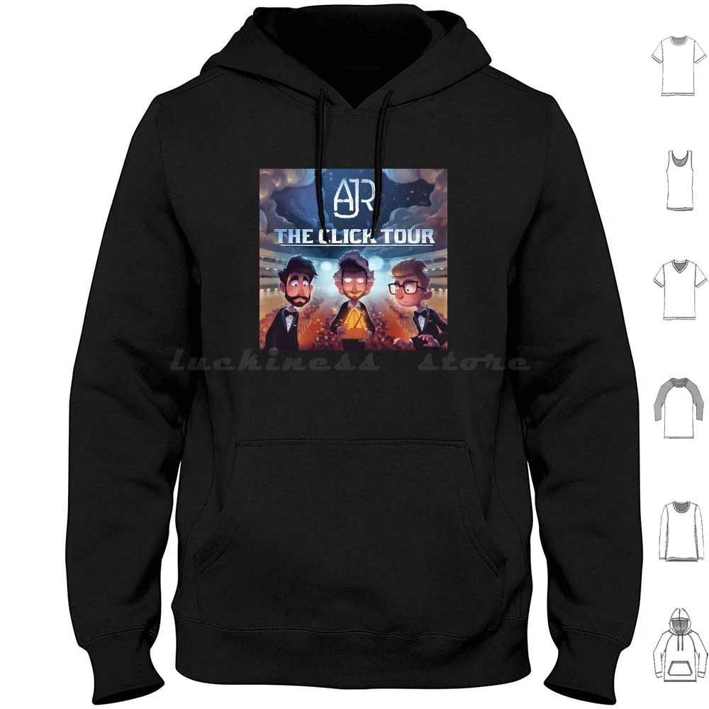 Ajr The Click Tour Zulkar Gifts Fans , For Men And Women , Gift Christmas Day Hoodies Long Sleeve Ajr The Click Tour