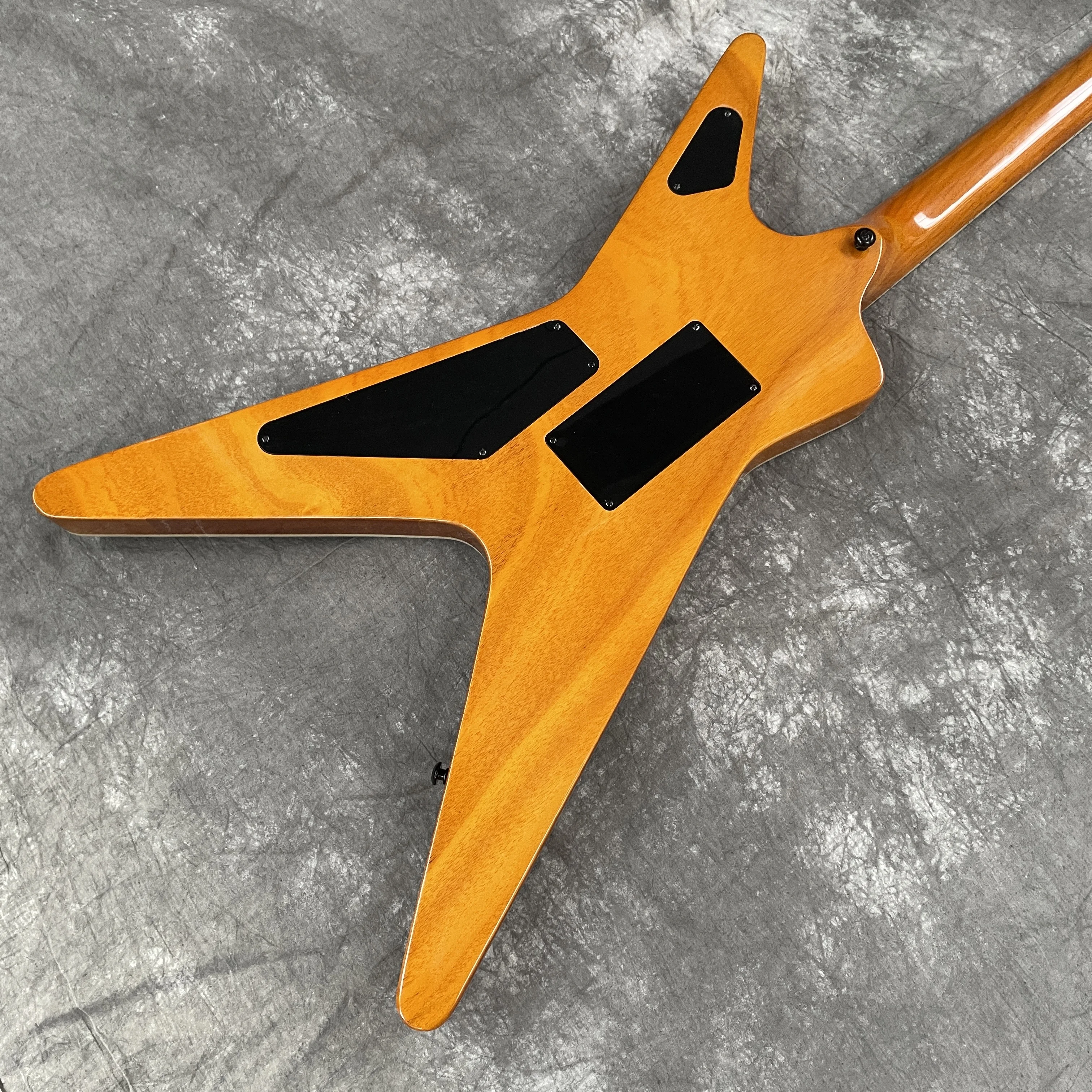Charra elettrica Dimebag con pannello nero, forma Darrel
