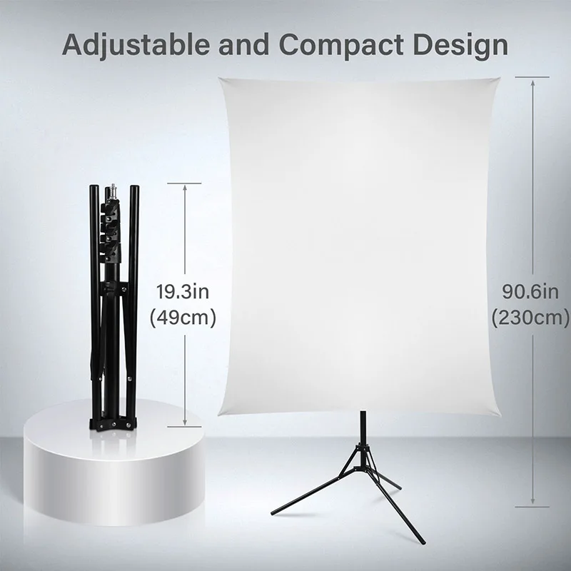 Imagem -02 - Chromakey Background Stand System Photo Backdrop Stands com 15x20 m Tela Branca e Verde Fotografia Cortina de Filme Streaming