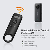 Bluetooth Remote Control for Insta360 X5 X4 X3 X2 Insta 360 Ace Pro 2 GoPro 13 12, Photography Shutter Release Button Controller