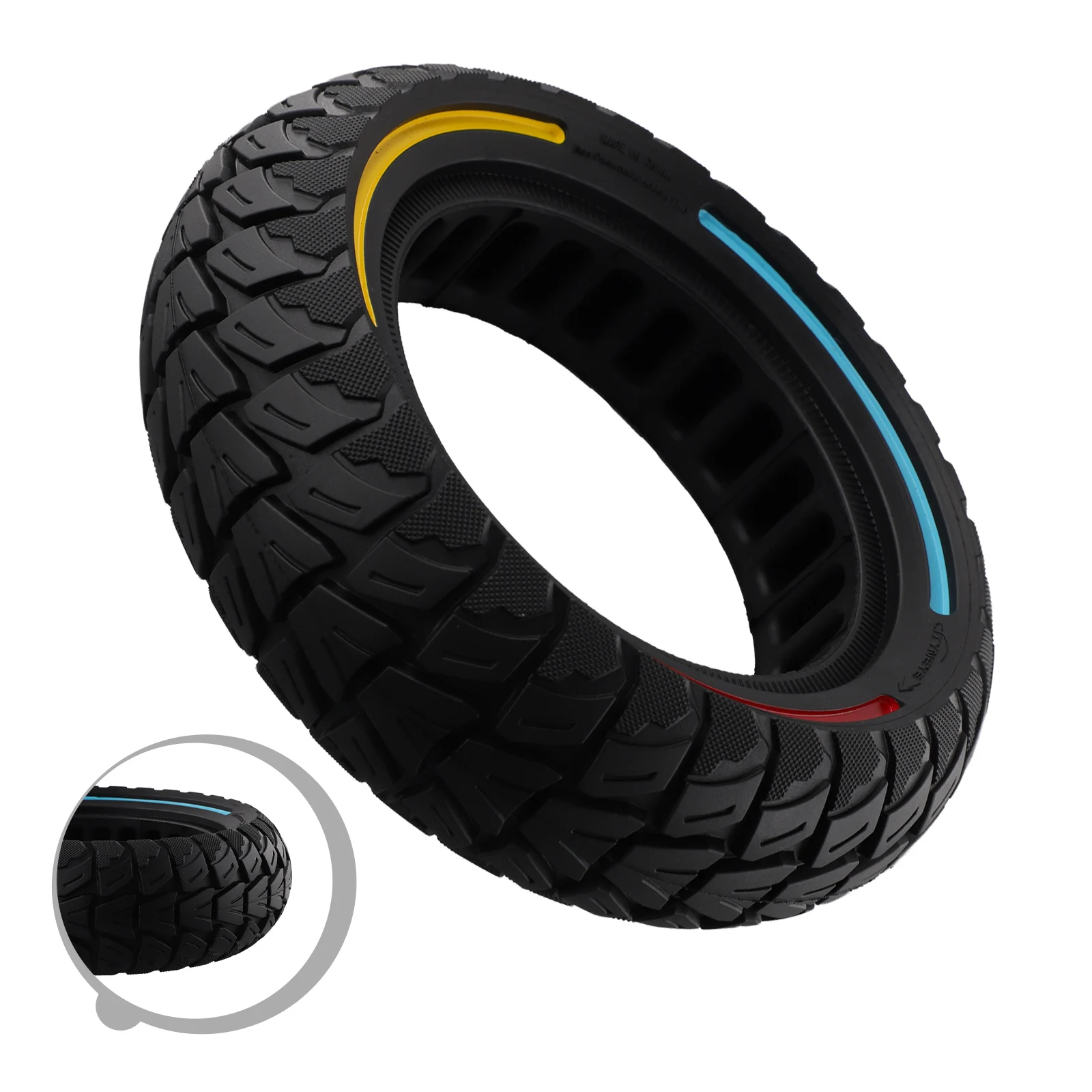 About 1278g Weight For Commuting 10 Inch Tire Flat-proof Resistant To Deformation Rubber Material Special Exterior Design