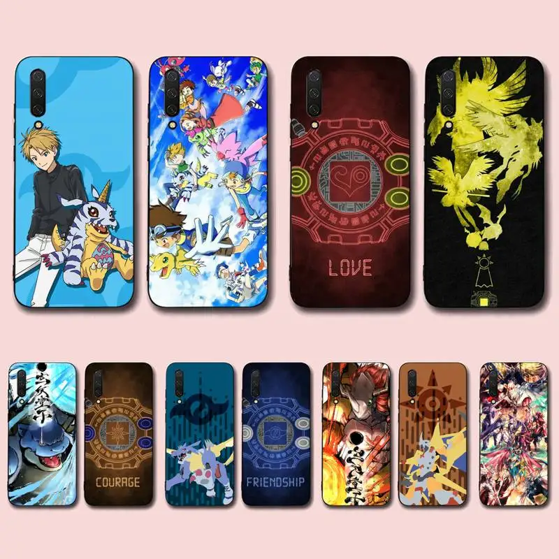 Anime Digimon Phone Case for Xiaomi mi 5 6 8 9 10 lite pro SE Mix 2s 3 F1 Max2 3