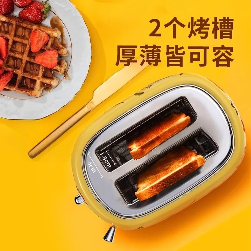 Retro toaster new home multi-function baking automatic double-sided toasting sandwich toaster