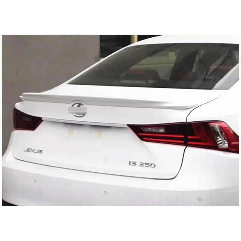 Black Spoiler for Lexus IS200 2012 to 2018 Tail Fin IS 250 350 300 Car Rear Wing Accessories Easy installation