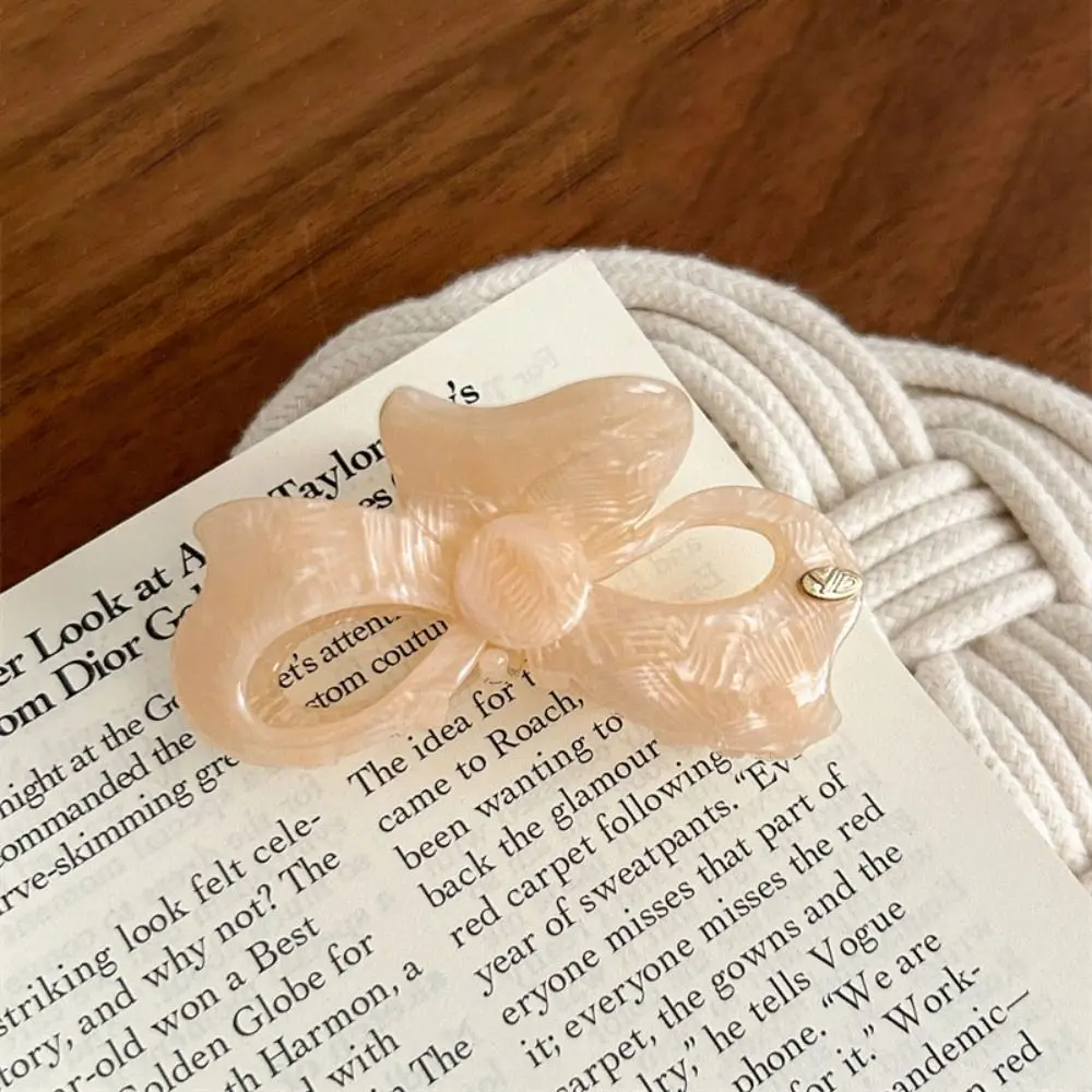 

Винтажные заколки для волос с милым бантом и уксусной кислотой в стиле ретро, корейский стиль, заколки с бантом, модный высокий зажим для хвоста, зажим для французской акулы для женщин