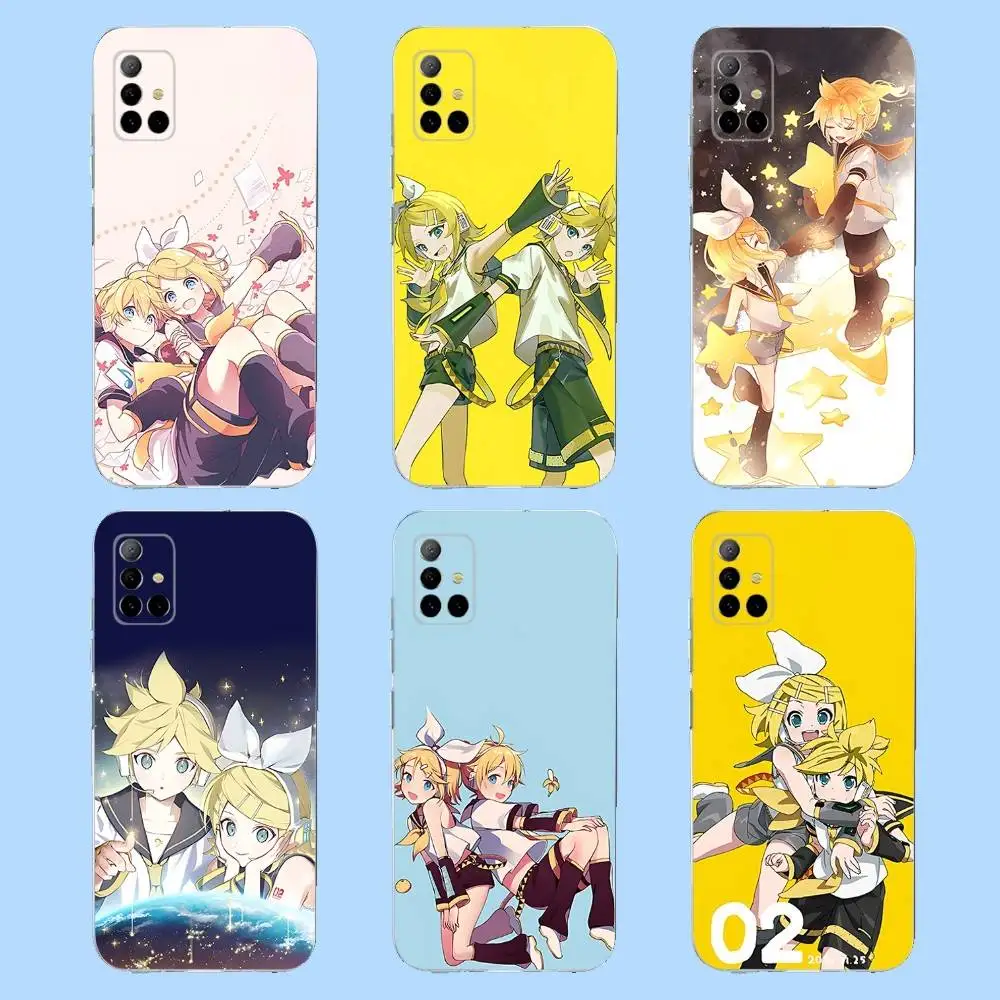 

Rin K-KagamineS Len Phone Case For Samsung S 23,22,10,9,8 A 71,52,51,30,21S,12 PIus,E,Lite Note20 Ultra Clear Soft