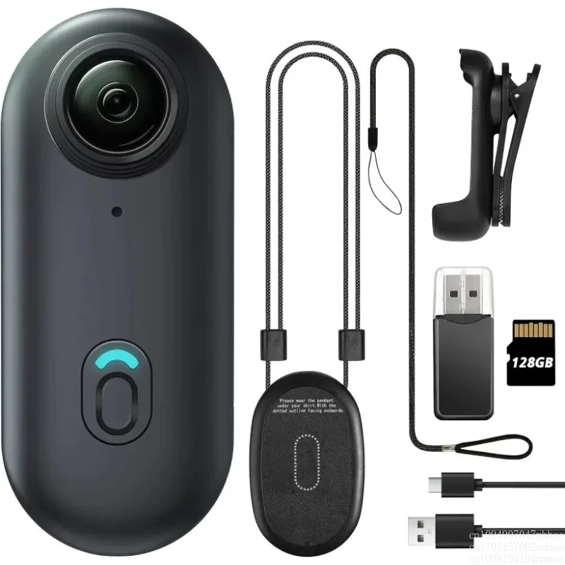 

128GB FHD 1080P/4k Mini Body , Wearable Action Body Cam, Thumb Size Hands Free Recording Body Worn , Premium