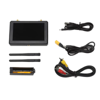 SKYZONE M5F M5 5Inch 800*480 FPV Monitor Built-in Steadyview Diversity Receiver with 60FPS DVR for FPV RC Drone Airplane