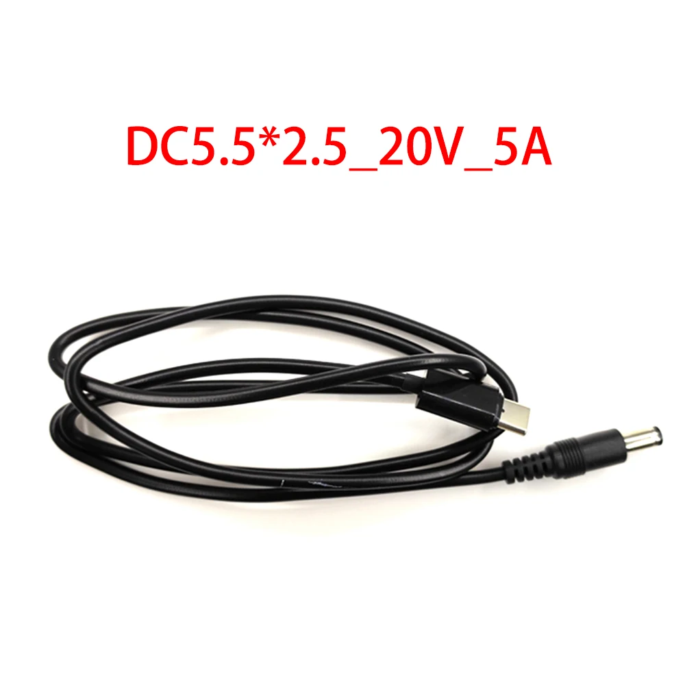 PD/QC2.0/3.0 Type C to DC 9V 12V 15V 20V Decoy Trigger Transfer Charging Cable For Wireless Router Laptop 5.5*2.1mm 5.5x2.5mm