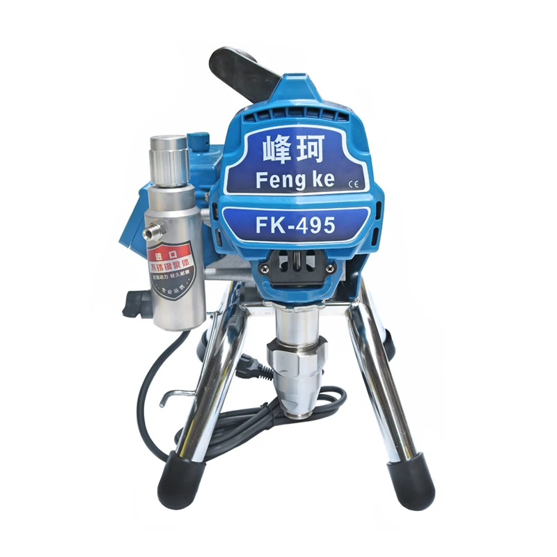 Profesional Electric Airless Paint Sprayer 2500W 2.4Min/L PISTON Painting Machine 495 with brushless motor factory selling