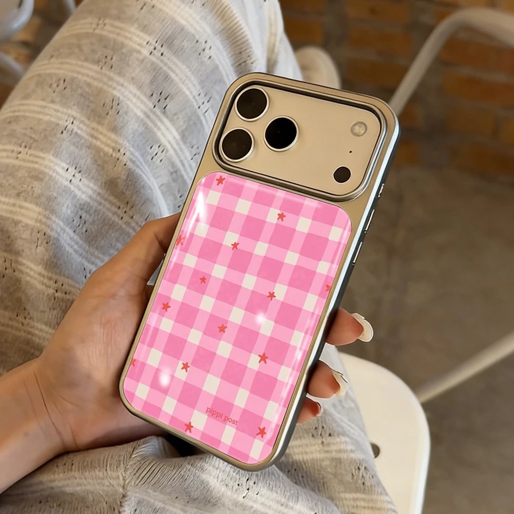 Blaues Karomuster Paar Drop Glue INS Hülle für iPhone 15 17 13 Pro Max Phone 11 12 13 ProMax 14 15 16 Plus Hüllen Stoßfest Niedliche Coque – Detail 15