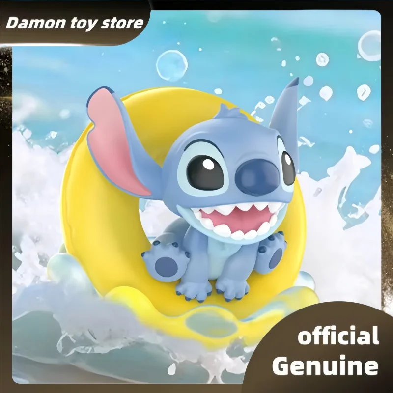 

New Genuine Stitch Summer Party Series Blind Box Lovely Summer Vibe Trendy Toys Cute Stitch Mystery Box Customized Gifts