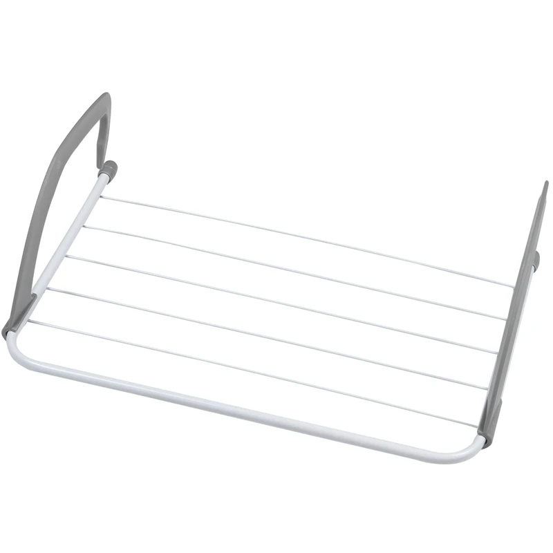 

Portable Foldable Drying Rack Clothes Punch Free Hanger Winter Heating Radiator Balcony Clothes Hanger 52X16X34.5Cm