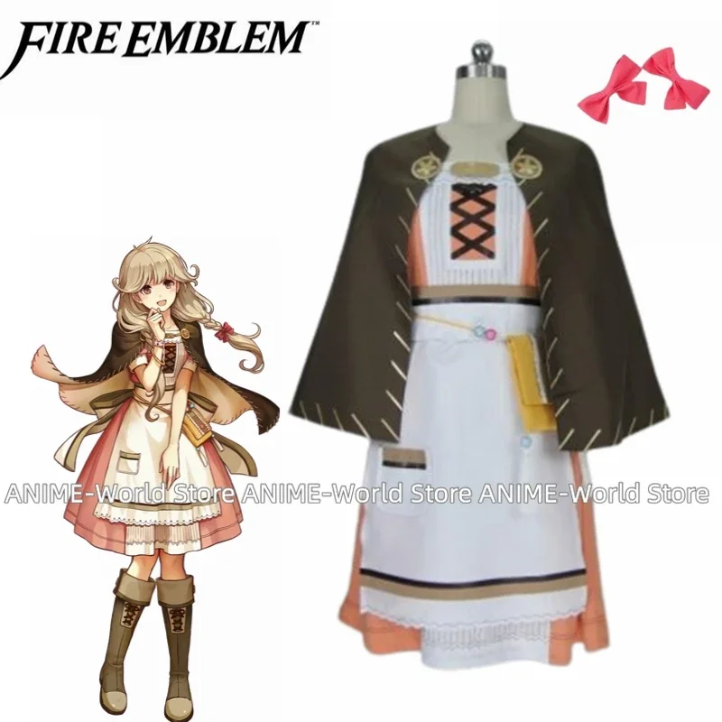 

Игра Fire Emblem Faye Платье Косплей Костюм Сделано Костюм Индивидуальный Размер Любой Размер