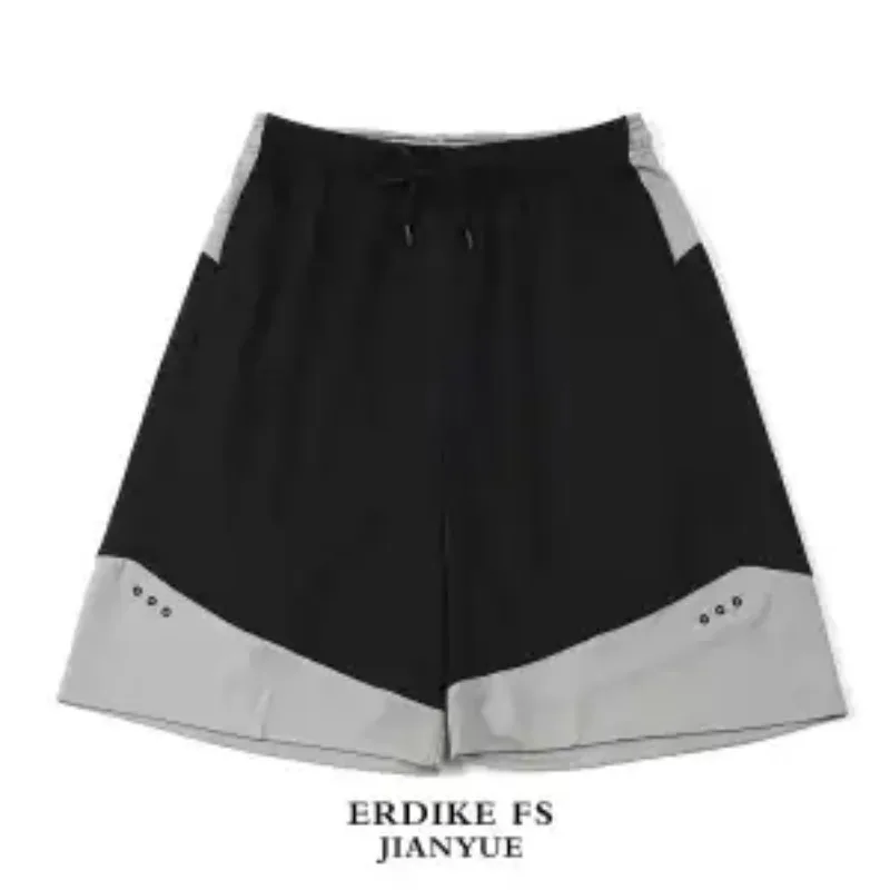 

Men's Color Block Quick Dry Ice Silk Shorts Casual Running Sports Knee Length Shorts For Summer