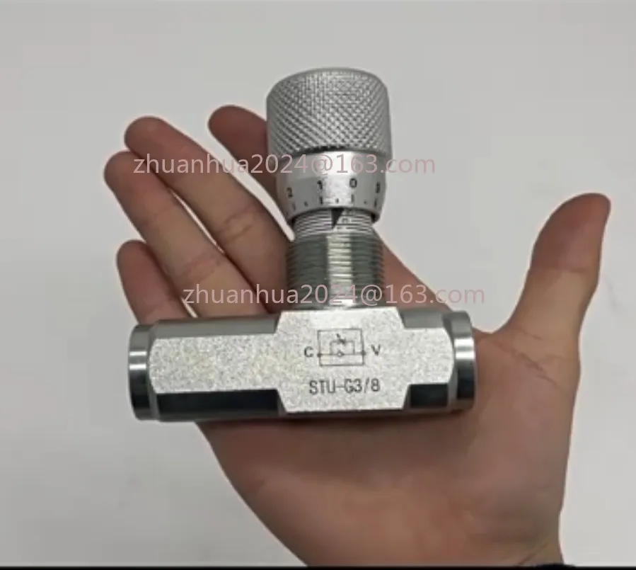 

STU-G3/8 flow restrictor with check valve 3/8" hydraulic flow control throttle valve