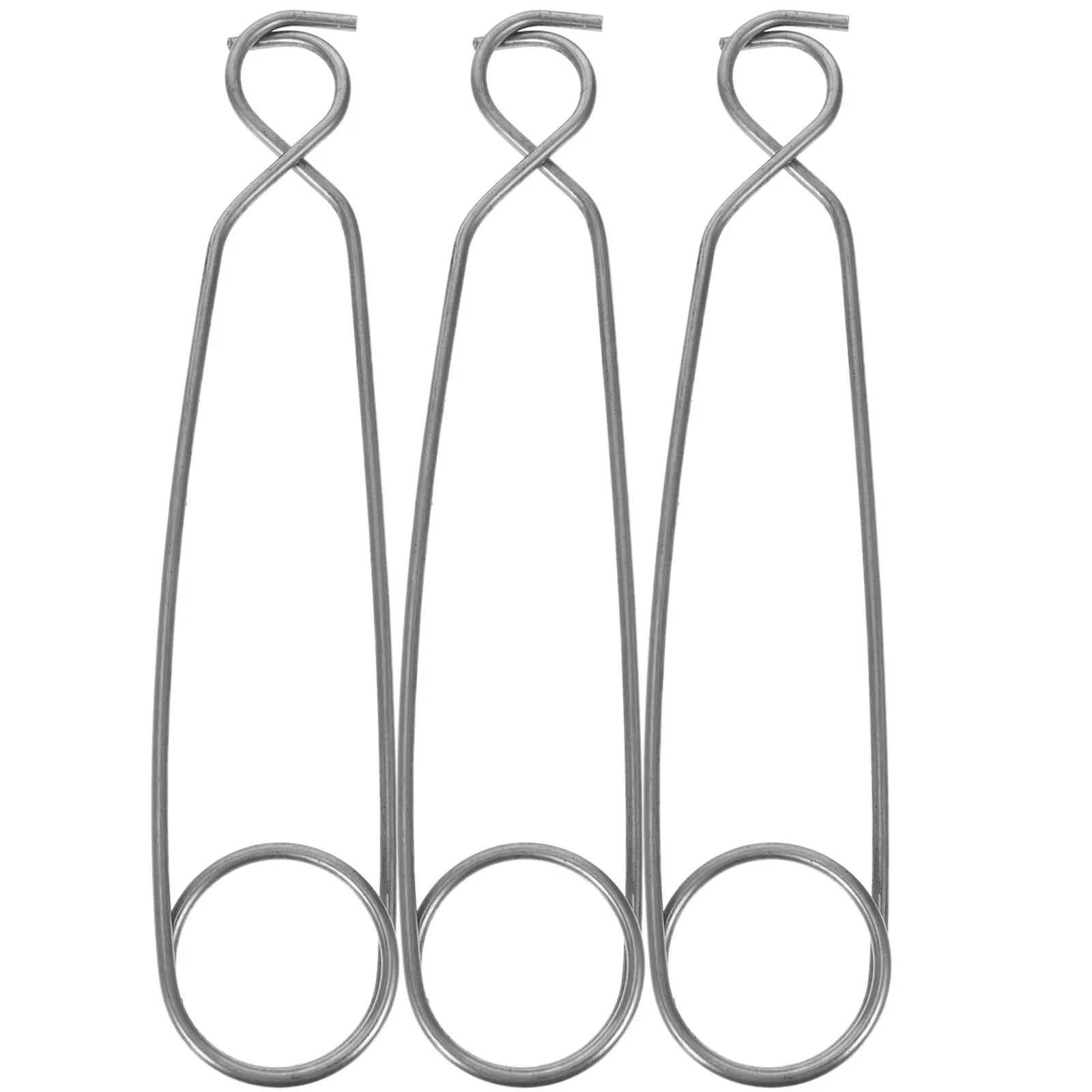 3Pcs Multi-Functional Stainless Steel Fish Mouth Gripper Mouth Opener and Bottle Pot Hanger for Fishing Camping Picnic Outdoor view 3