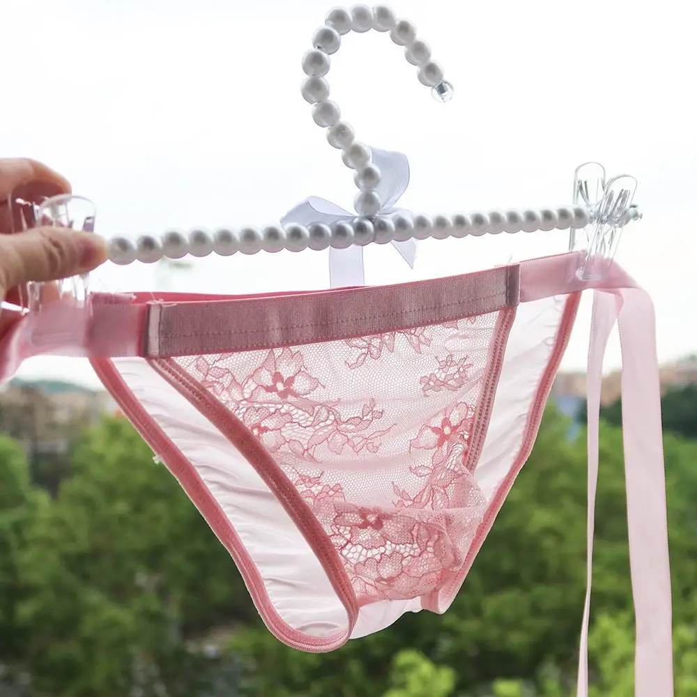 

Man Bowtie Lace Brief Panty