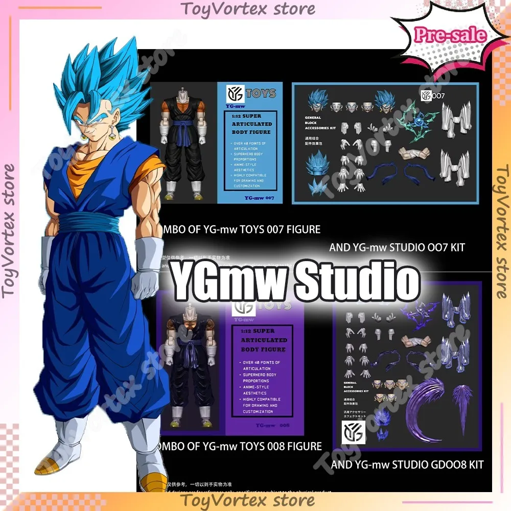 

OC Toys Ygmw Studio Dragon Ball Z SHF Long Yingwu Taoist Veget 07/08 Ultimate Combination Vegetable 3.0 Action Figures Models