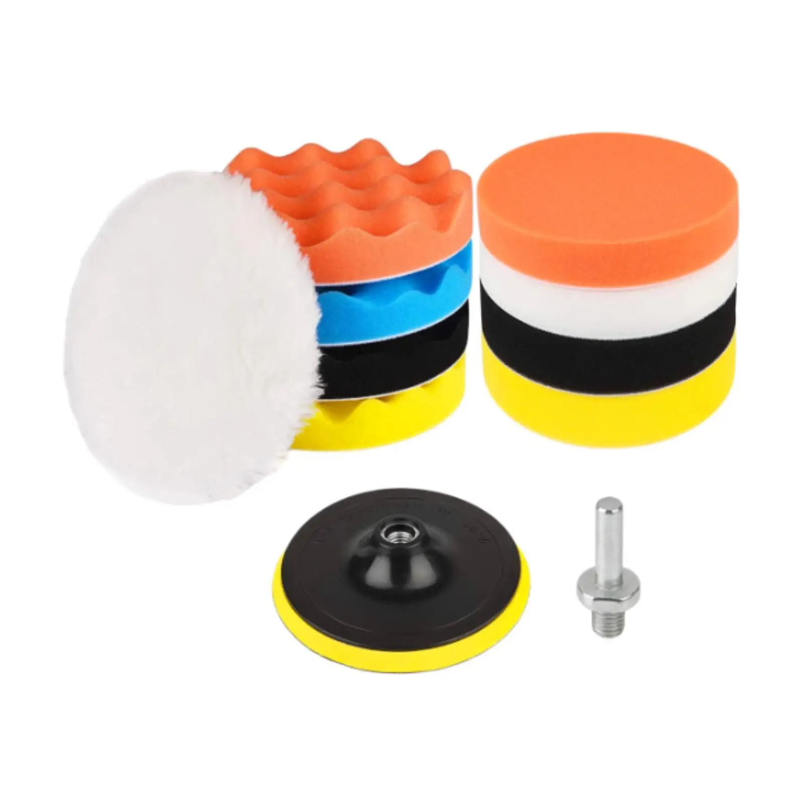 11 Pieces Car Polishing Sponge Pad Kits 3 inch Soft Wax Pads for Car for Car Detailing Car Wax Applicator Pads Set for Cars