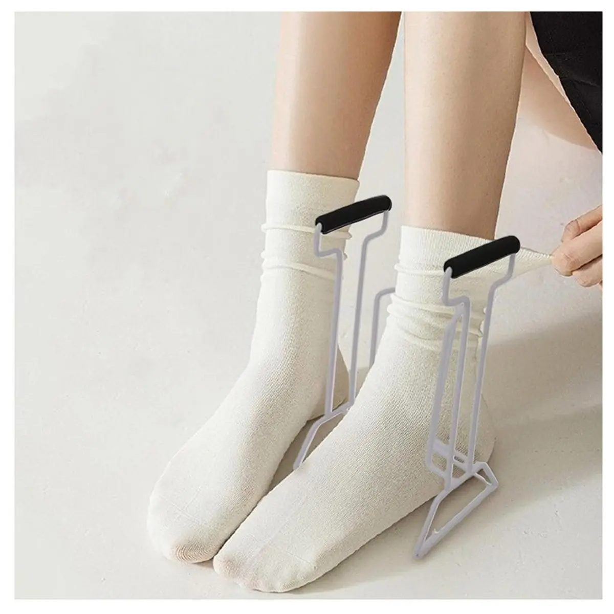 【AT48】 NEW Sock Aid for Compression Socks Sock Aid Compression Sock Assist Device Help Putting on Socks Device Anti-Rust Sock
