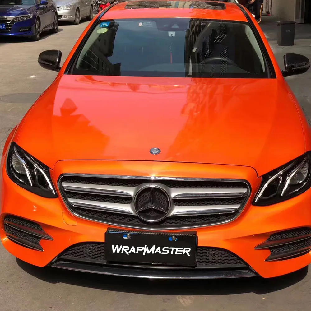 Wrapmaster 5M/10M/18M PPF Car Film Fantastic Coral Color Shift Sun Orange Vinyl Vehicle Wrap Kits