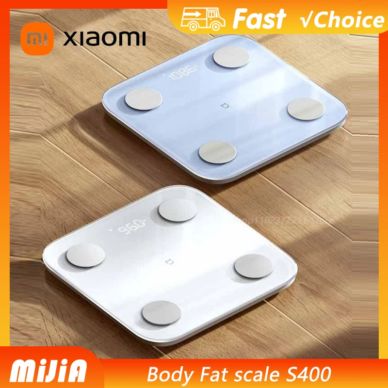 Xiaomi mijia S400 สมาร์ทสุขภาพ Scale Dual-ความถี่ BIA Scale 25 Body เครื่องวิเคราะห์เมตริกสุขภาพครอบครัว Tracker แบบพกพาเครื่องมือ