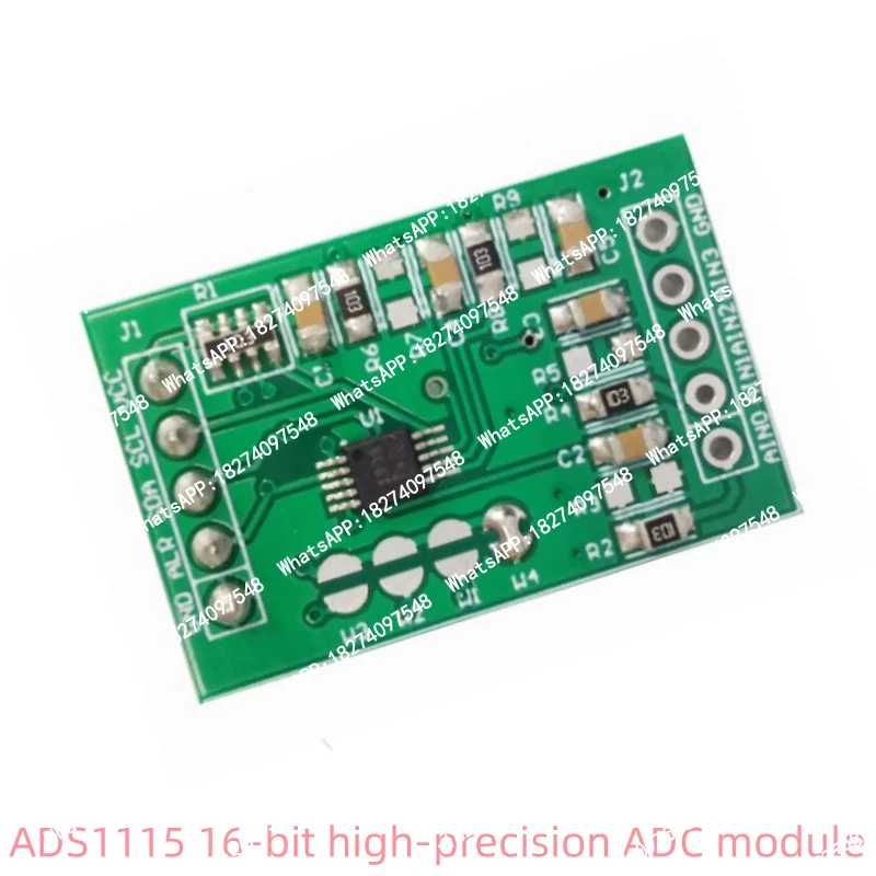 DC2.0V-5.5V ADS1115 16-bit high-precision ADC module with dual differential input can measure negative pressure