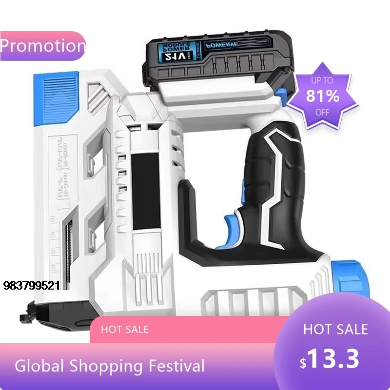 18422025 6Ah Akülü Elektrikli Nailer Modu Nailer Nailer Hawaii Çivi Lityum Pil Ağaç İşleme Nailer ağaç İşleme çiv