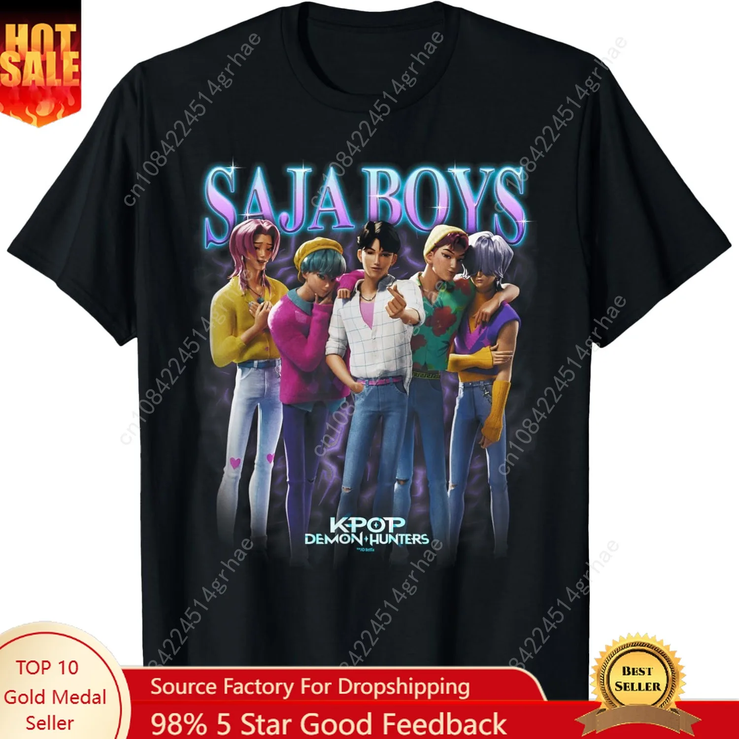 

Saja Boys Heartthrob Officially Licensed T-Shirt