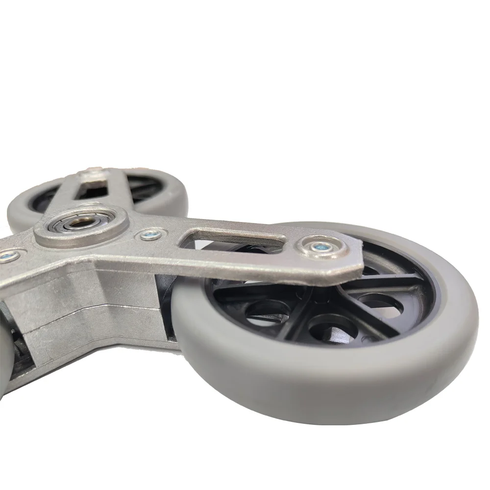 Imagem -03 - Roda Triangular Borracha para Escalada Carrinho de Compras Carrinho de Bagagem Pcs