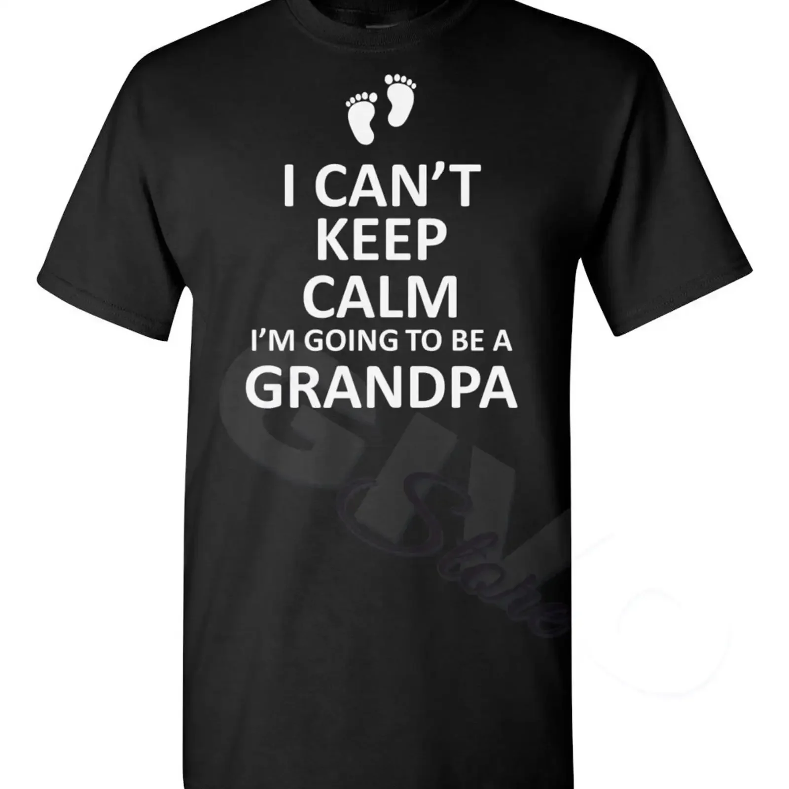 Herrenshirt I Can't Keep Calm I'm Going To Be A Grandpa Neu Baby Geschenk vintage Washed Comfortable graphic Unisex Breathable