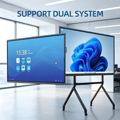FY Interactive Whiteboard Smart Board Digital Display for Teachers Students Business 55 65 75 85 98 110 Inch Touch Screen