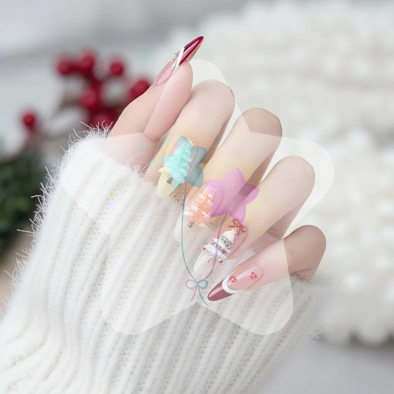 Art Craft Winter - 30 шт. Новогодние украшения для ногтей