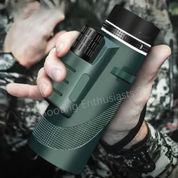 80x100 Portable Zoom HD 5000M Folding Remote Mini Powerful Telescope Suitable for Hunting, Sports Outdoor Camping and Travel