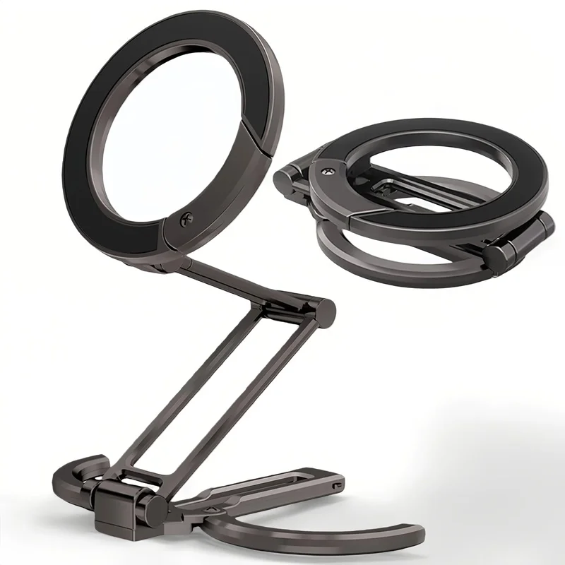 NEUER magnetischer faltbarer Schreibtisch-Telefonhalter Handheld-Selfie-Magnetständer für iPhone 17 16 15 14 13 12 11 Pro Max Samsung S25 S24 S23