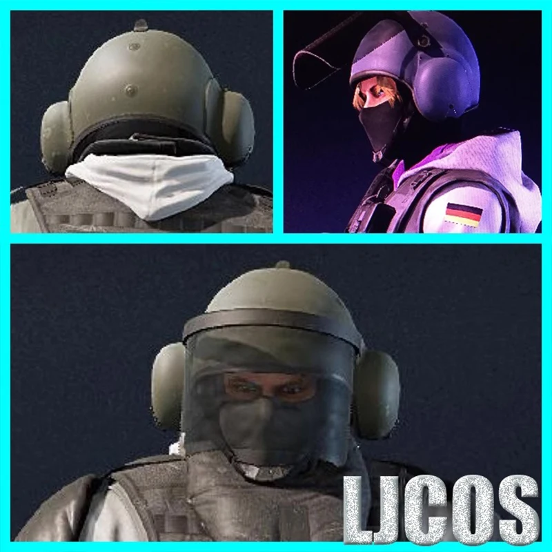 Rainbow 6 Siege Flash Shield Blitz Bandit Bandit Helmet Cosplay Prop Advanced Customization