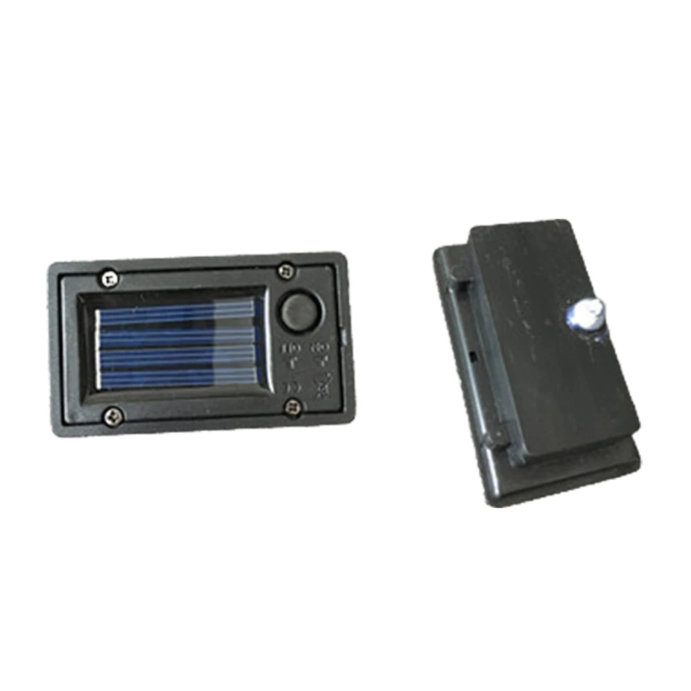2pcs Solar Lights Replacement Top With LED Bulbs Easy Install Auto On/Off Weatherproof For Garden & Pathway Lighting