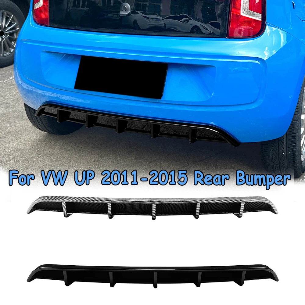 Para VW UP 2011-2015 nuevo parachoques trasero labio difusor alerón modificación accesorios de estilo de coche parachoques trasero labio trasero