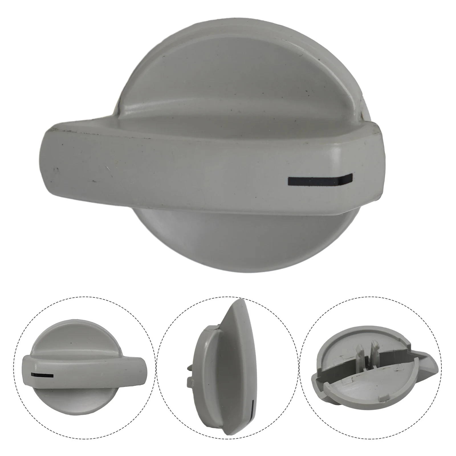 Car Rear-Roof Reading Light Knob Switch For Skoda Beige/Gray 6Q0947291A 4x3x2cm Plastic-Auto-Accessories-Tools