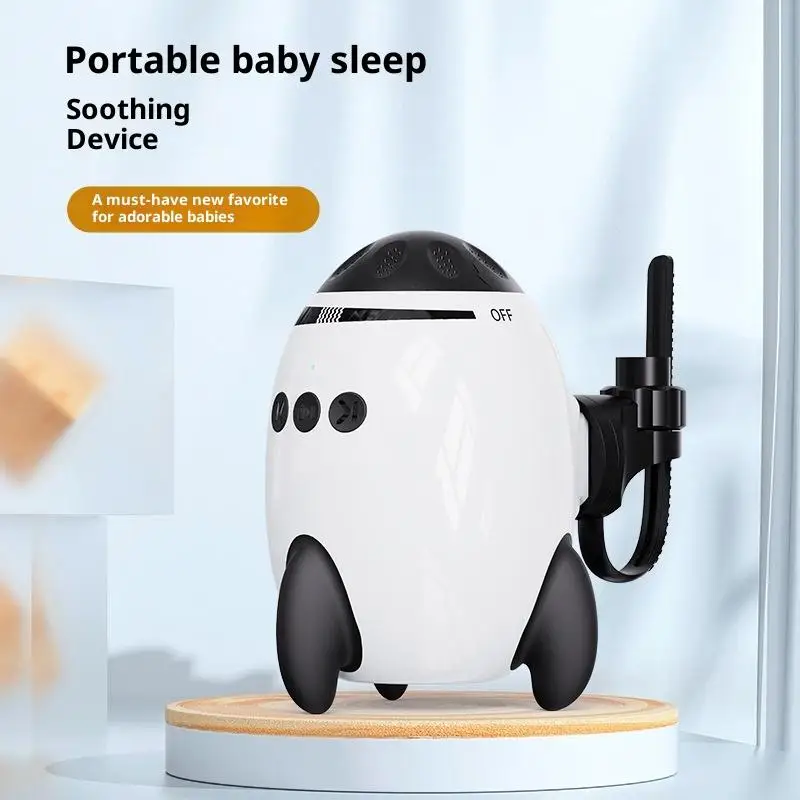 

Портативный шейкер для детской коляски: успокаивающее устройство для сна младенцев с белым шумом и Bluetooth (машинка для сна малыша)