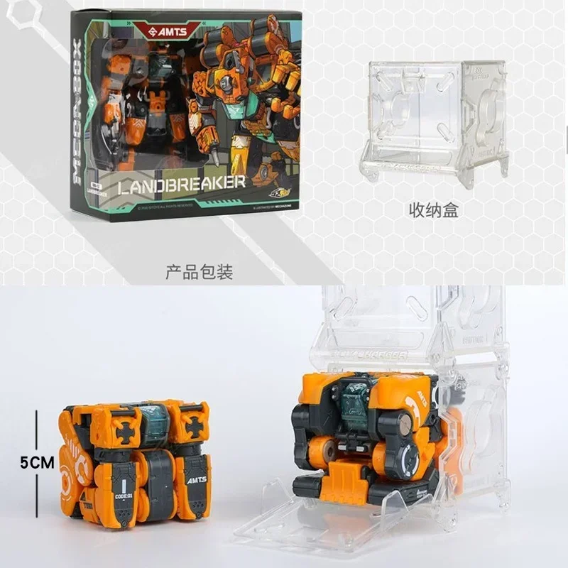 52TOYS MEGABOX Em Estoque MB-12 LANDBREAKER Robô de Deformação, Transformando em Mecha e Cubo, Figura de Ação, Brinquedos Colecionáveis
