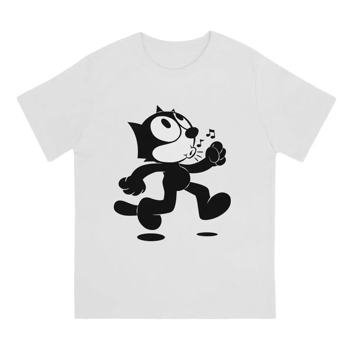 Fashion Felix T-Shirts Men O Neck 100% Cotton T Shirts Felix Cartoon Short Sleeve Tee Shirt Gift Clothes