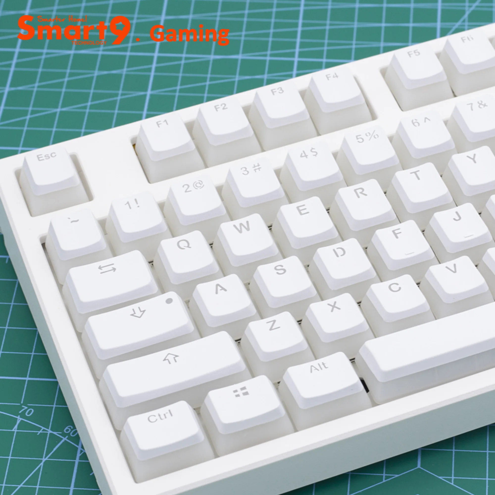 Smart9 PBT Double Shot Pudding Keycaps OEM Profile 108Keys with 24Extra Keys for Custom Layout Mechanical Keyboards