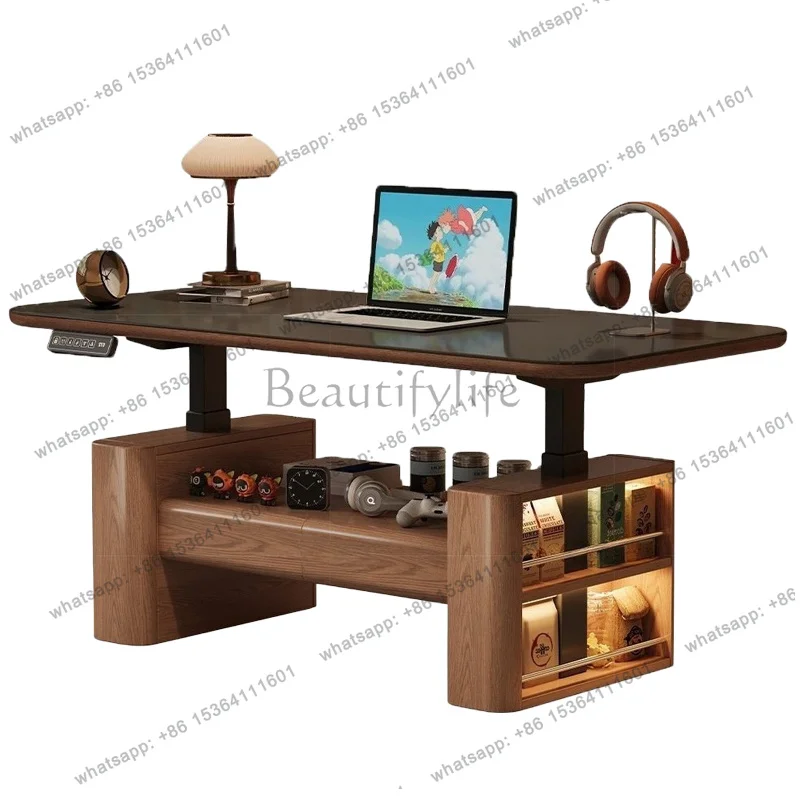 Any Size Custom Nordic Style Electric Lift Coffee Table Sturdy Durable Living Room Home