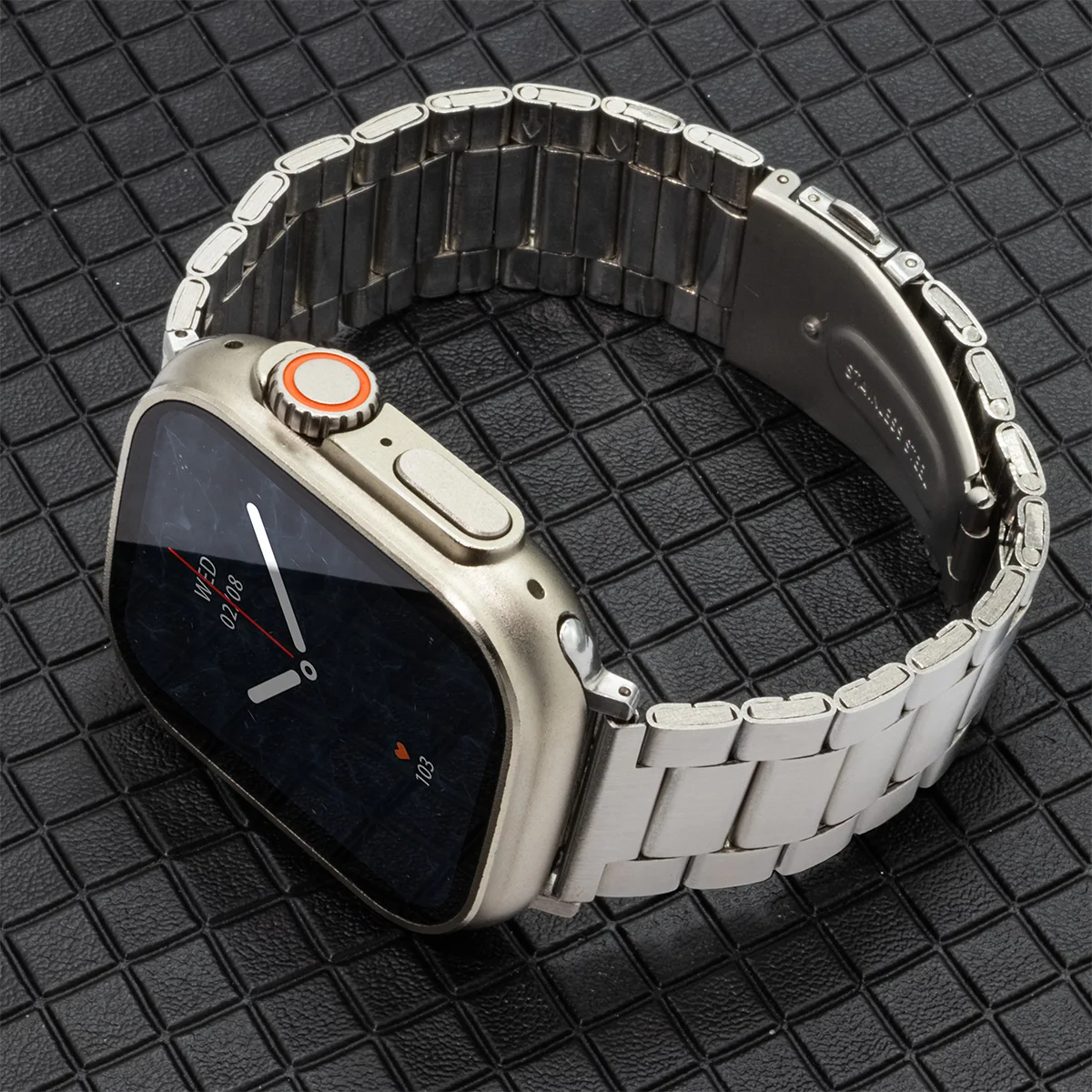 Metal Wristband Strap for Apple Watch 38/40/41mm 42/44/45/46/49mm Ultra Non Solid Bracelet for Iwatch Series 11 10 9 8 7 6 5 SE