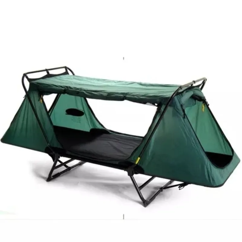 Outdoor products quick-opening tent, single double-layer rainproof and mosquito-proof, wild fishing army roof tent camping tent