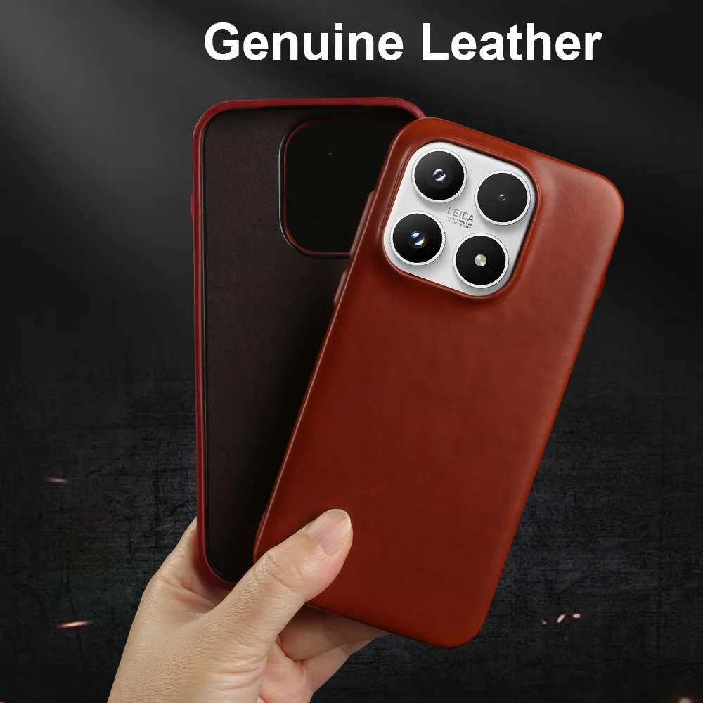 

For Xiaomi 17 15T Pro Genuine Leather Case For Xiaomi 17 Pro Max 13T 14T Pro Ultra 11 lite 4G 5G NE Back Cover Case Coque Funda