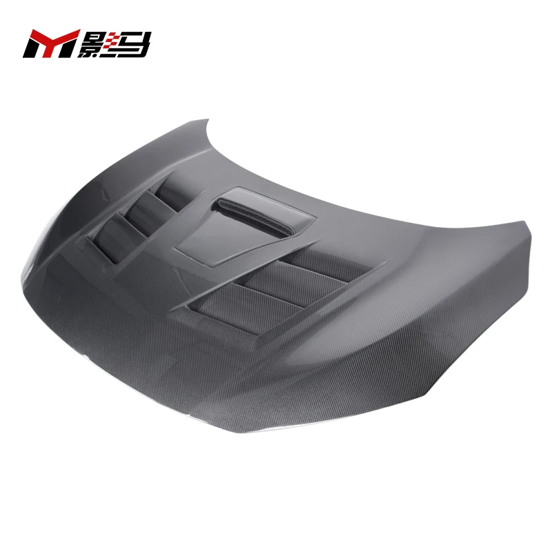 غطاء محرك السيارة الجديد من ألياف الكربون طراز VEO لهوندا لسيارة Civic X 10th Gen 2017-2020